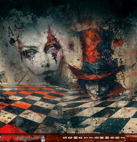 Bordüre Schattenherz - Jersey